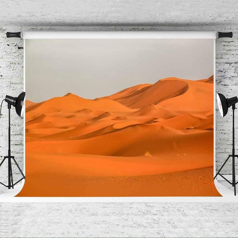 EOA 7(W) x5(H) FT Sand Dunes Backdrop Desert Sahara Gobi Yellow Sand Mountain Photography Background Birthday Party Accessory Western Scene YouTube Booth Studio Prop - Image 3